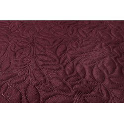 Zydante Home® Bedsprei Incl. 2 Hoezen -Bordeaux Rood Flowers - 220x240 cm + 2 * 60x70 cm