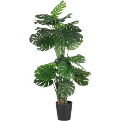 Mica Decorations monstera in plastic pot groen maat in cm: 165 x 85