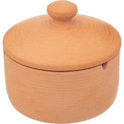 Atmosphera Asbak met stijlvolle deksel - Terracotta - 13 cm - Asbakken