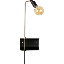 Dutchbone Shaw Wandlamp Zwart