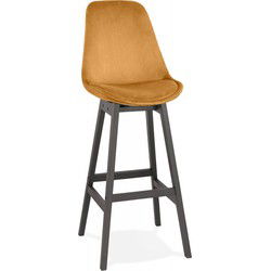 MORISS barkruk 48x56x113 cm Mosterd