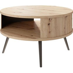 Meubella - Salontafel Riley - Eiken - 76 cm