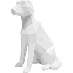 Ornament Origami Dog - Sitting Mat Wit - 23,3x12,8x25,4cm