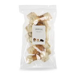 PETSTYLE LIVING GEKNOOPT BOT WIT MET KIP 12,5-13,5 CM 10 ST