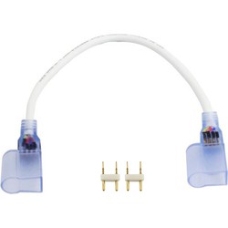 Groenovatie LED Neon Enkelkleurig Connector, 2-Aderig, Soldeervrij, 2 Meter