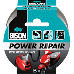 Power Repair Grijs Rol 25 m - Bison