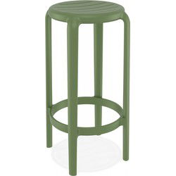 PEYA halfhoge tuinkruk 36x36x65 cm Groen