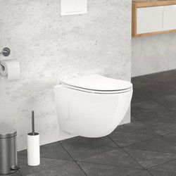 Spoelrandloze wand Hangtoilet kort