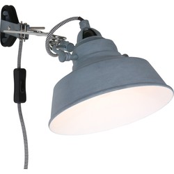 Klemlamp industrieel Mexlite Nové Grijs