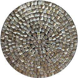 PTMD Wandpaneel Nikael - 90x3x90 cm - Polyester - Brons