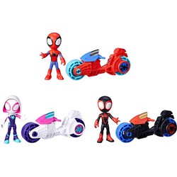 NL - Hasbro Marvel Spidey Friends Motorcycle 3 Ass.