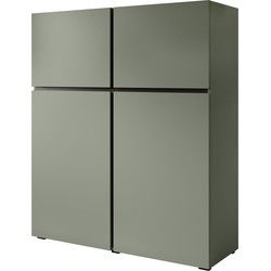 Meubella - Dressoir Cainan - Groen - 119 cm - Hoog