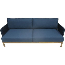 KOLBE 3 SEATER SOFA (000314)  -  STEEL NAVY BLUE