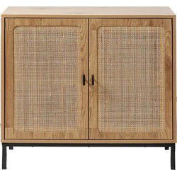 Buffet 2 Portes en Rotin Naturel L80 cm - JAYA