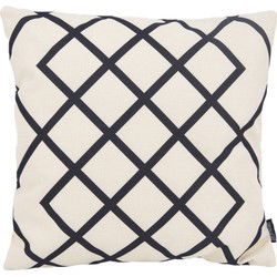 Sierkussen Aiso Cross | 45 x 45 cm | Katoen/Linnen