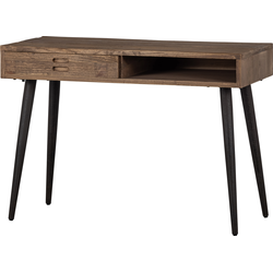 WOOOD Maddox Bureau - Recycled Hout - Naturel - 77x110x50