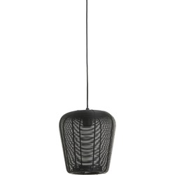 Light&living Hanglamp Ø23x25 cm ADETA mat zwart