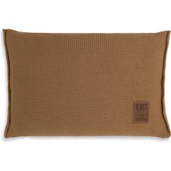 Knit Factory Jesse Sierkussen - New Camel - 60x40 cm - Inclusief kussenvulling
