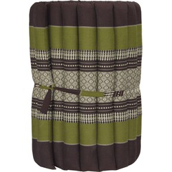 Fine Asianliving Thaise Mat Oprolbaar Matras 190x50x4.5cm Groen