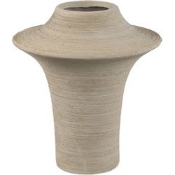 PTMD Vaas Rinder - 21x21x24 cm - Keramiek - Beige