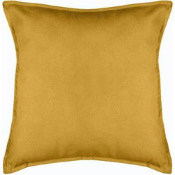 Atmosphera Bank/sierkussens Sophia - 52cm - Okergeel - polyester -rits - Sierkussens