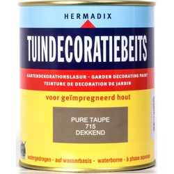 Tuindecoratiebeits 715 pure taup 750 ml - Hermadix