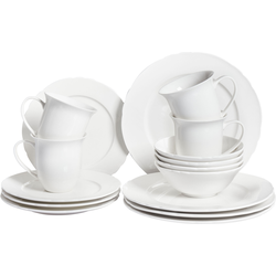 ELDERBERRY - Servies set van 16 - Wit - Porselein