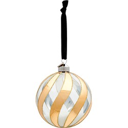 Rivièra Maison Golden Swirl Ornament Dia 10 Set van 4