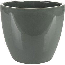 Ter Steege Bloempot - antraciet - Scandinavische look - 16 x 13 cm - Plantenpotten