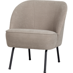 BePureHome Vogue Fauteuil - Geweven stof - Zand - 69x57x70