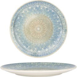 Bonna Dessertbord - Rivus Ethnic - Porselein - 23 cm - set van 6