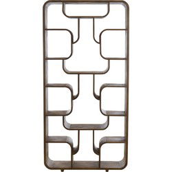 Light & Living - Kast open LABARE - 100x30x200cm - Bruin