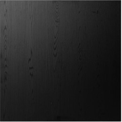 Tafelblad Roan melamine zwart 80 x 80 cm