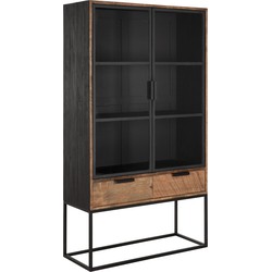 DTP Home Showcase Cosmo No.1, 2 doors, 2 drawers,180x100x40 cm, recycled teakwood