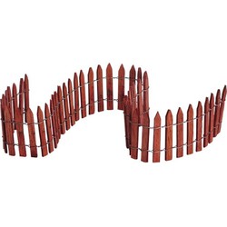 18 wired wooden fence - LEMAX