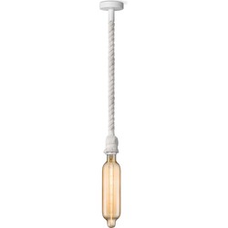 Home sweet home hanglamp Leonardo wit Tube - amber