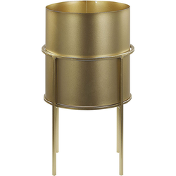 Beliani MILEA - Plantenbak voor buiten-Goud-IJzer
