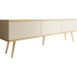 Meubella TV-Meubel Orleans - Beige - 175 cm - Staand