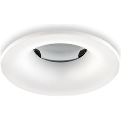 Groenovatie Inbouwspot, Rond, Waterdicht IP65, Ø85 mm, Mat Wit