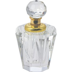Melady Parfum Flesje  4x4x7 cm Glas Rond Decoratie Flesje