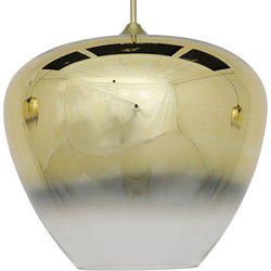 Light & Living - hanglamp - Mayson - goud - glas - Ø 40cm - E27 - 2952485