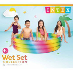 Zwembad rainbow ombre pool