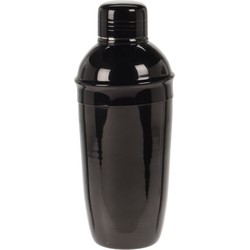 Cocktailshaker zwart 500 ml RVS - Cocktailshakers