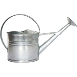 Watergieter voor buiten - ovaal - zink - 7,3 liter - 37 x 20 x 61 cm - Gieters