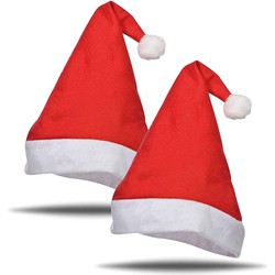 Decopatent - 12 STUKS Kerstmutsen voor Kinderen - Kinder Kerstmuts - Kerstmuts voor kinderen van 3 tot 9 jaar - Kind - Jongens - Meisjes