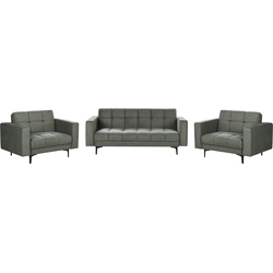 Beliani ALNES - Zitgroep-Groen-Polyester