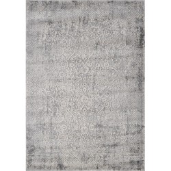Vercai Rugs Invista Collectie - Hoogpolig Vloerkleed - Zacht Tapijt voor Woonkamer - Polyester - Grijs - 160x230 cm