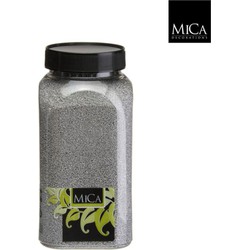 3 stuks - Zand zilver fles 1 kilogram - Mica Decorations