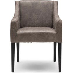 Riviera Maison Savile Row Dining Armchair, pellini, coffee