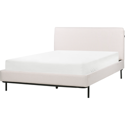 Beliani CORIO - Tweepersoonsbed-Beige-Polyester